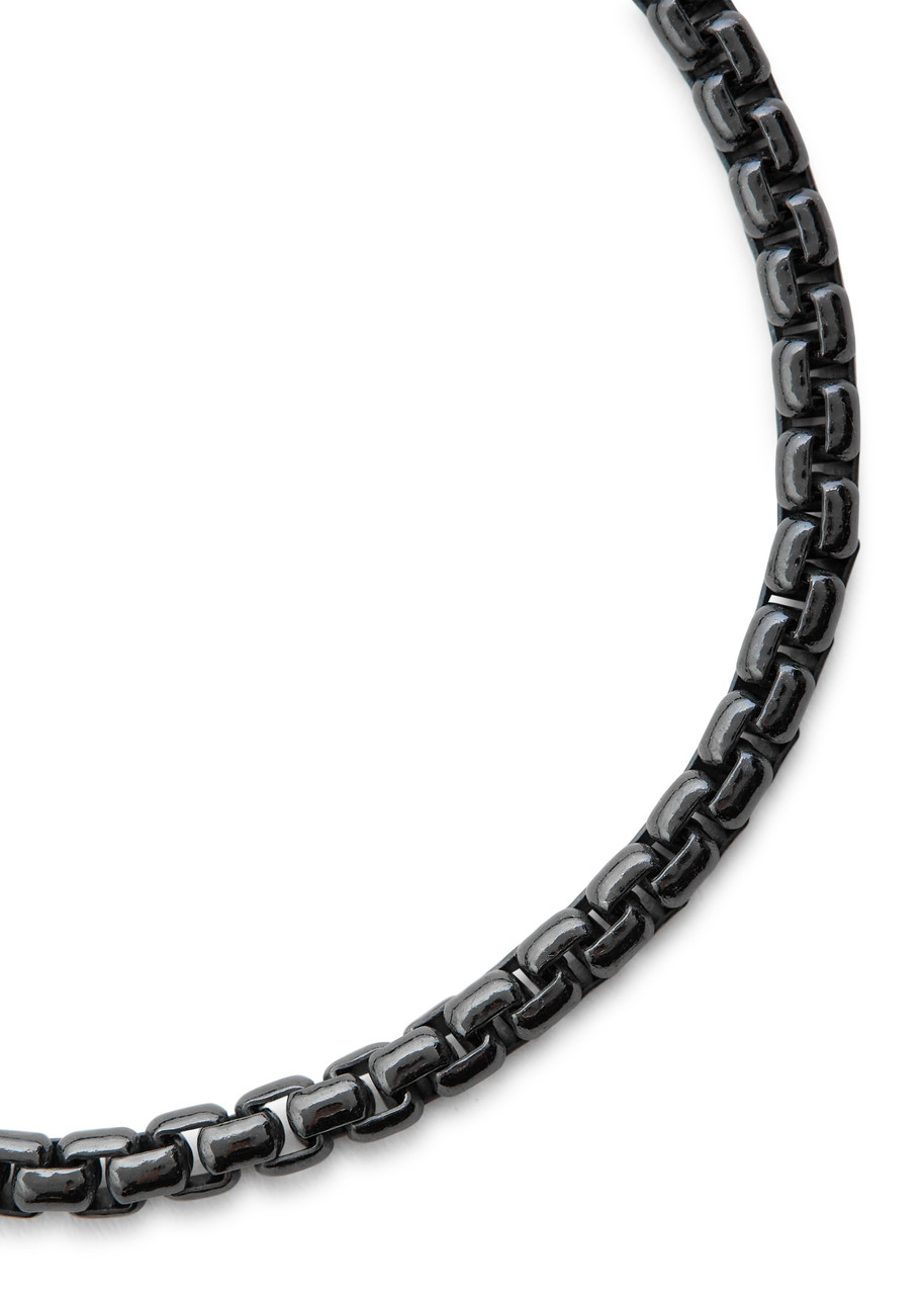  Tateossian Ruthenium-plated Box Chain Bracelet - Grey - M 