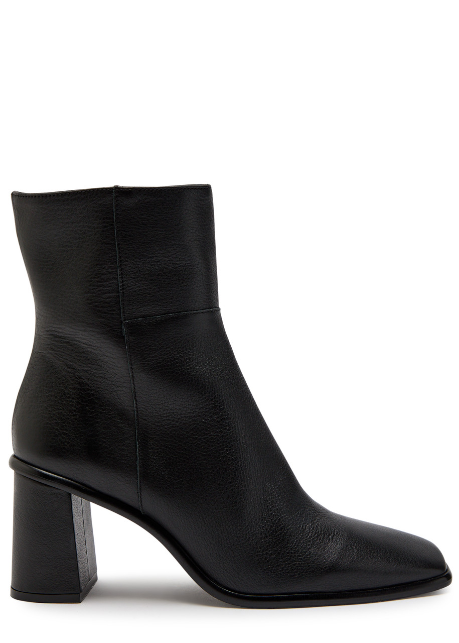 Alohas West 75 Grained Leather Ankle Boots - Black - 39 (IT39/ UK6)