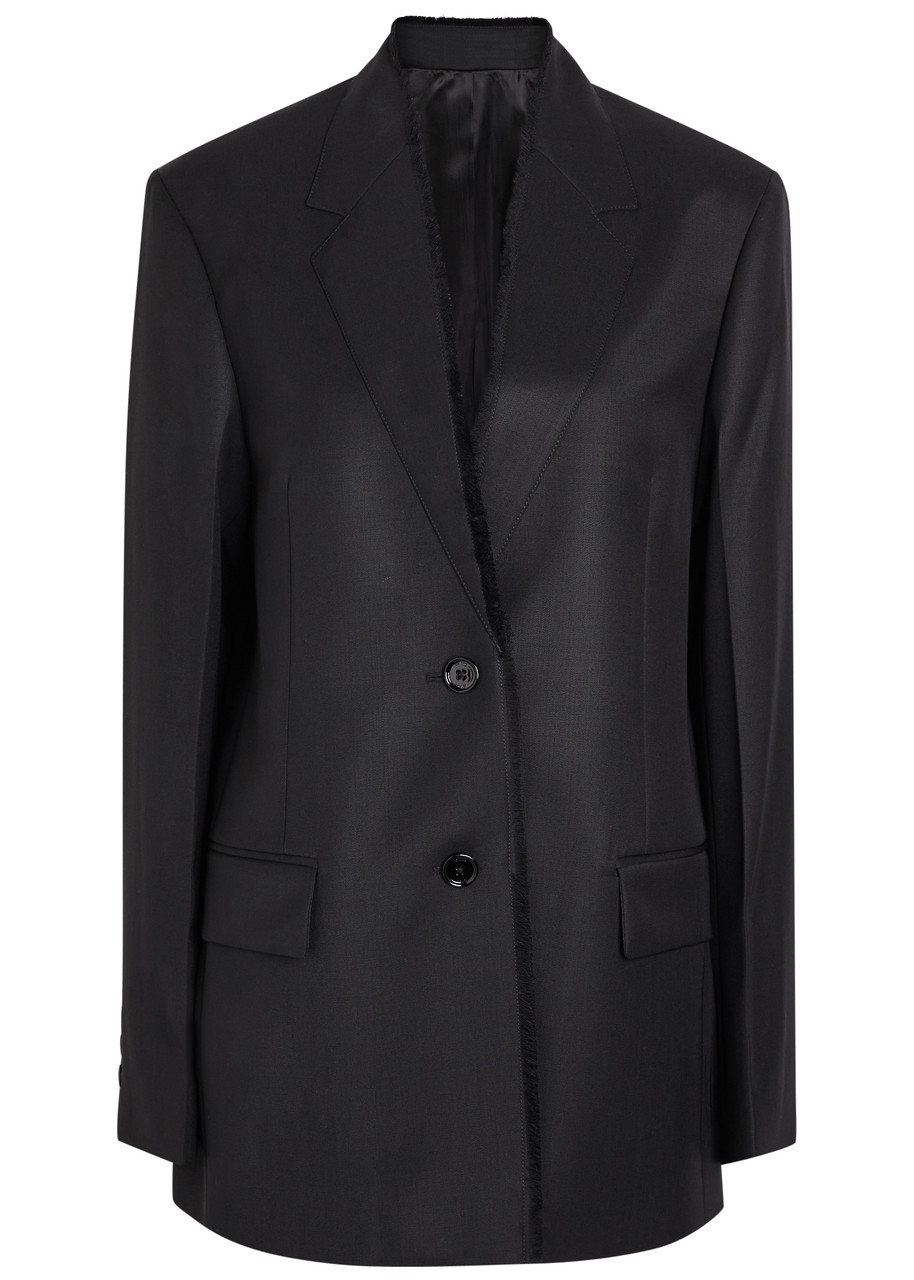 Totême Toteme Distressed Wool Blazer