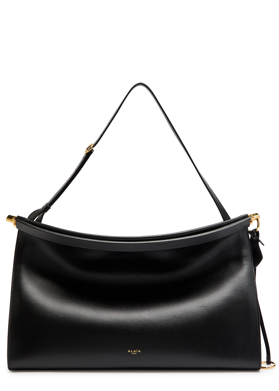 Alaïa Le Click East West Large Leather Shoulder bag - Black - One Size