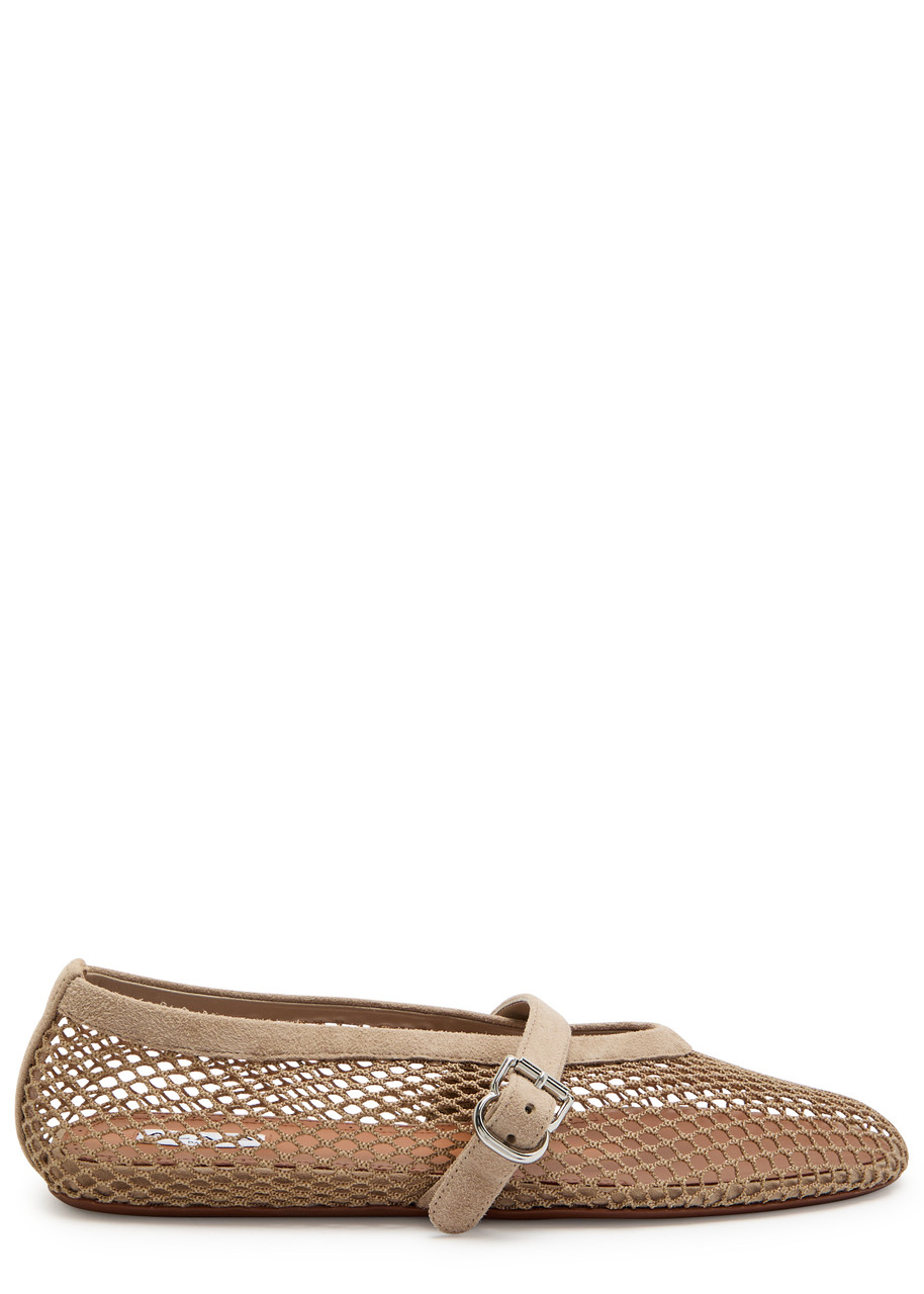 Alaïa Mesh Ballet Flats - Grey - 38 (IT38 / UK5)