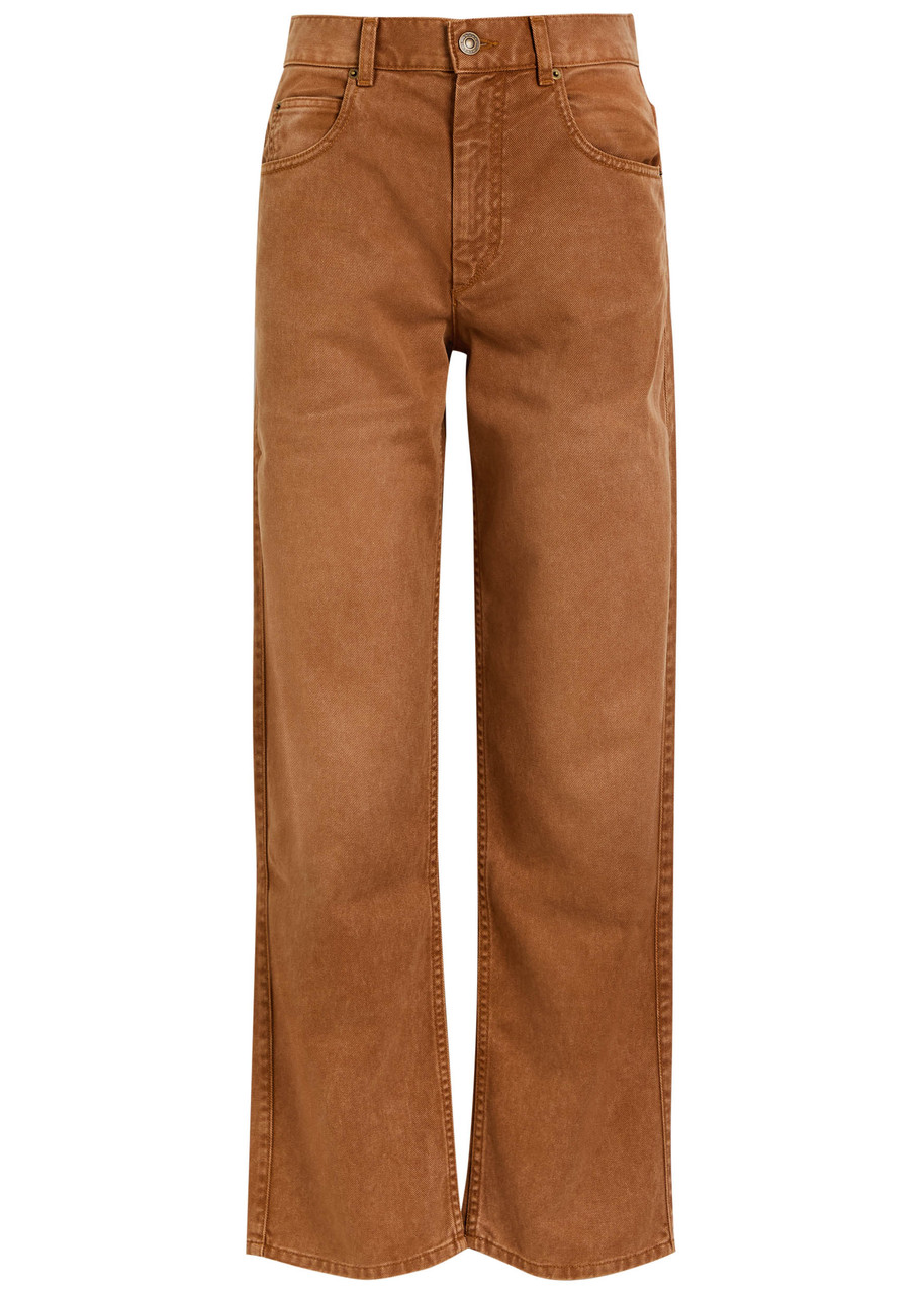 Isabel Marant Jenny Straight-leg Jeans - Orange Other - 34 (UK6 / XS)