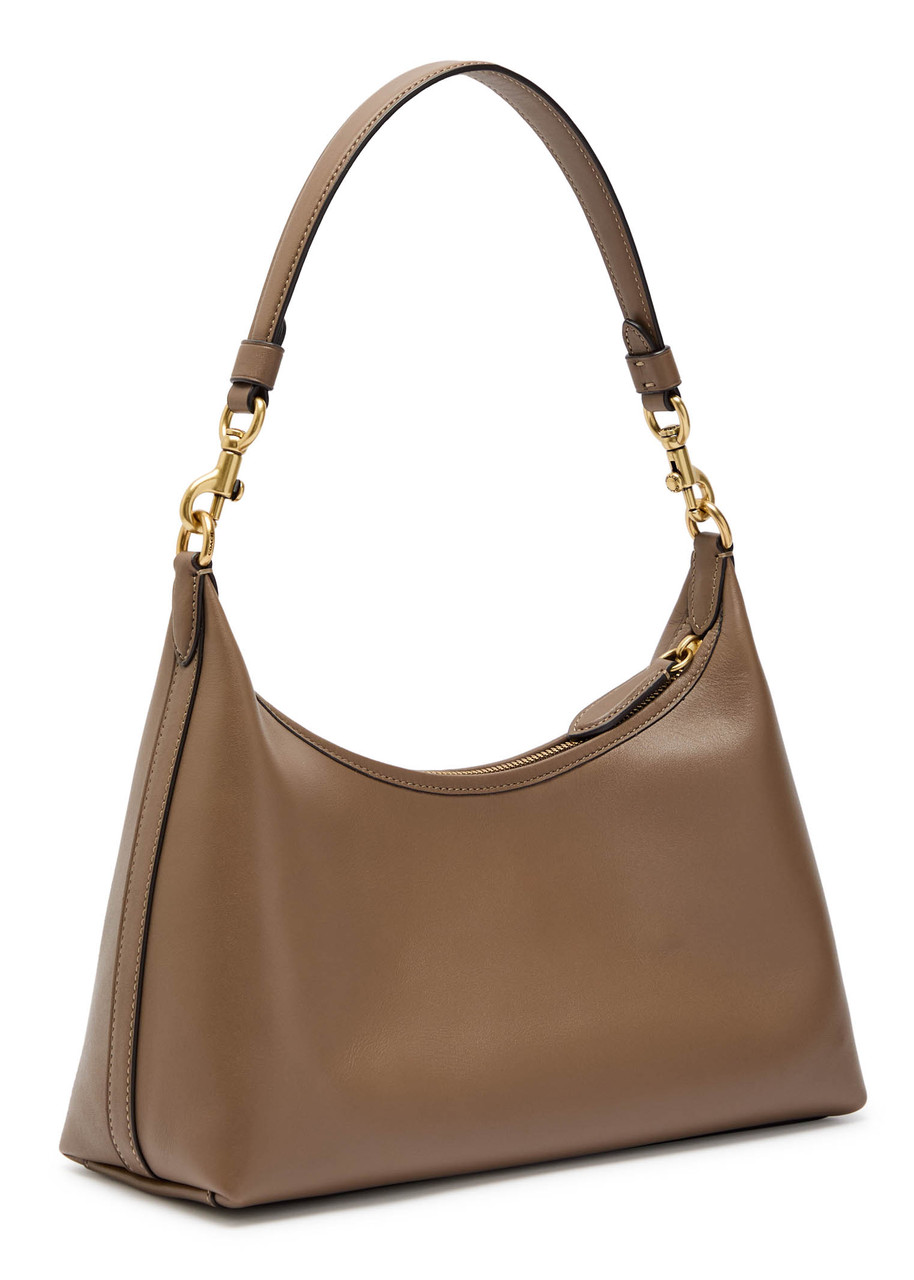 Coach Juliet Leather Shoulder Bag In Gray