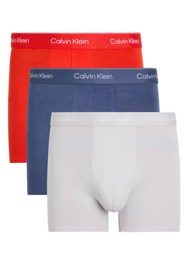 CALVIN KLEIN: Icon stretch-cotton boxer briefs - set of three