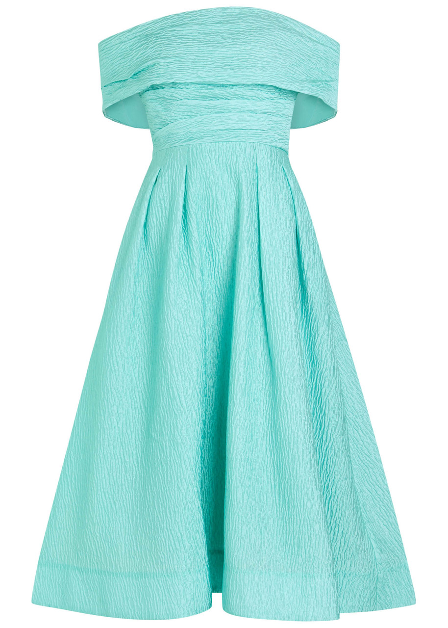 Rebecca Vallance Adalyn Cloqué Midi Dress
