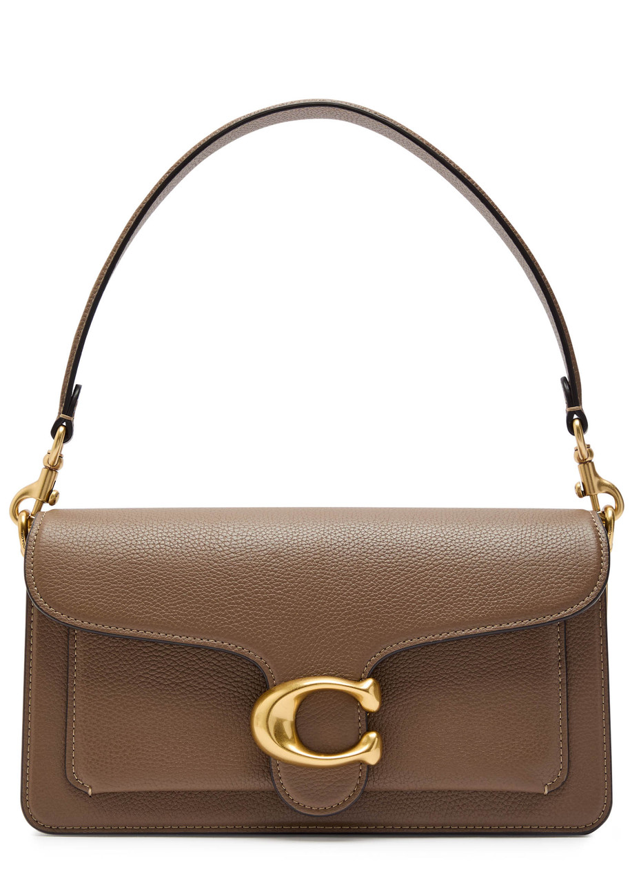 Coach Tabby 26 Grained Leather Shoulder bag - Taupe - One Size