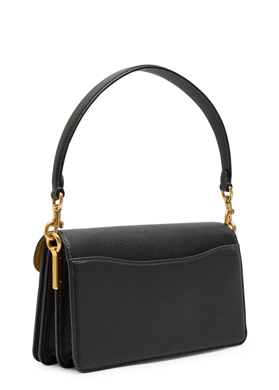 Coach Tabby 26 Grained Leather Shoulder Bag In Black