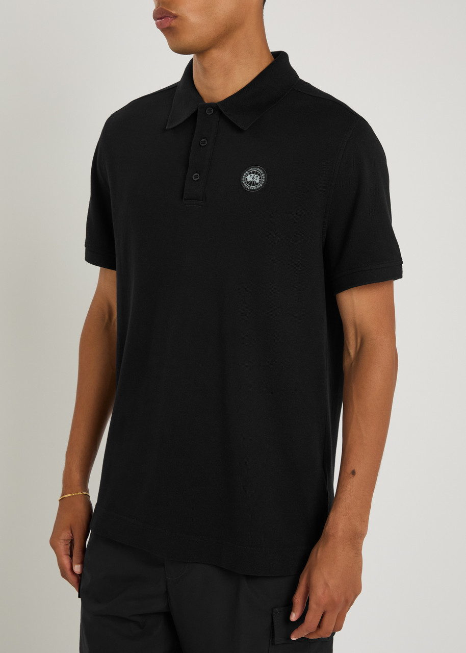 Canada Goose Men Beckley Cotton Polo Shirt In Black