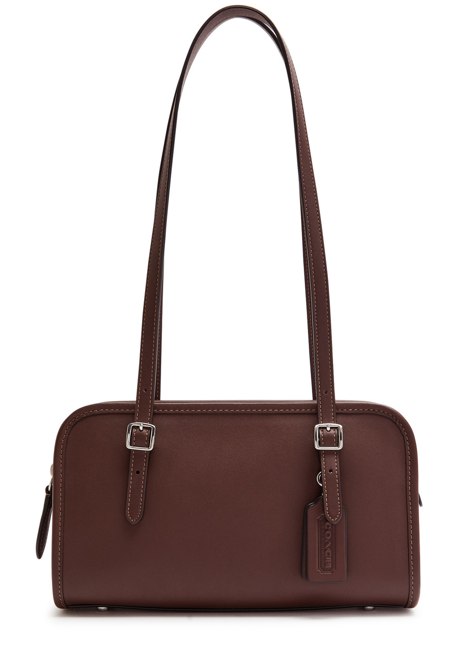 Coach Swing Leather Shoulder bag - Dark Brown - One Size