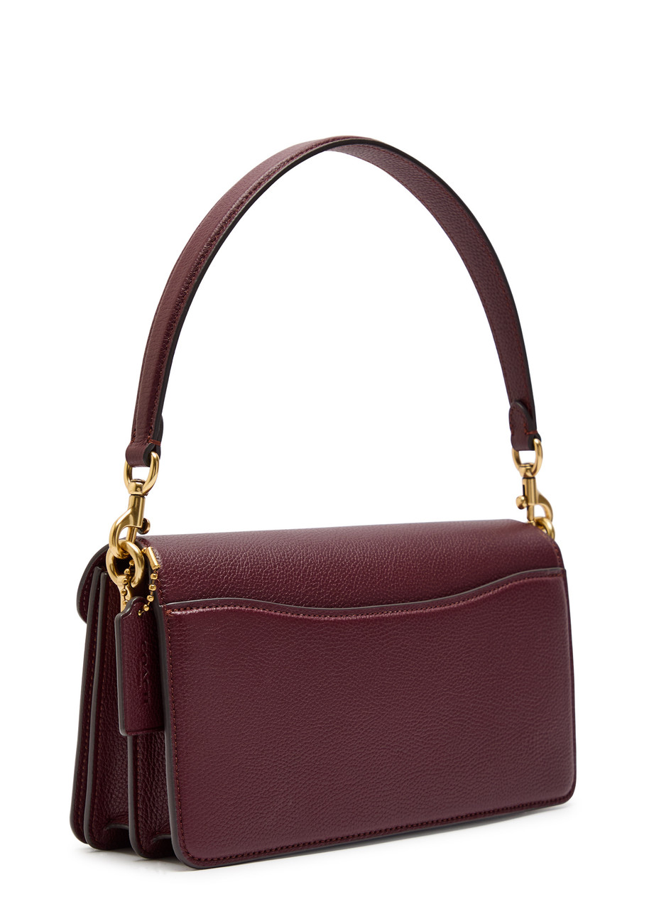 Coach Tabby 26 Grained Leather Shoulder Bag In Brown