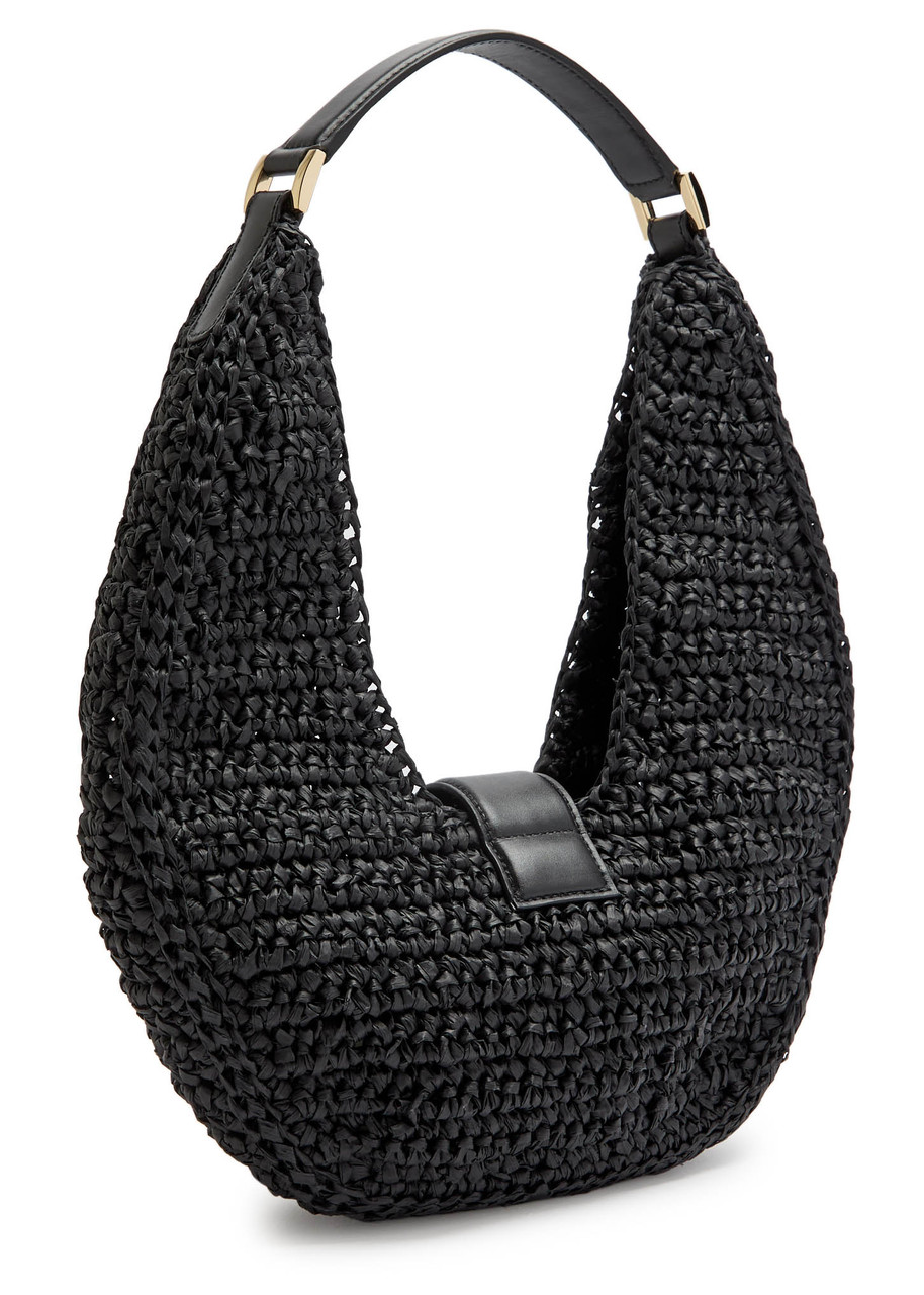 Anine Bing Lou Bag Monogram - Black One In Black