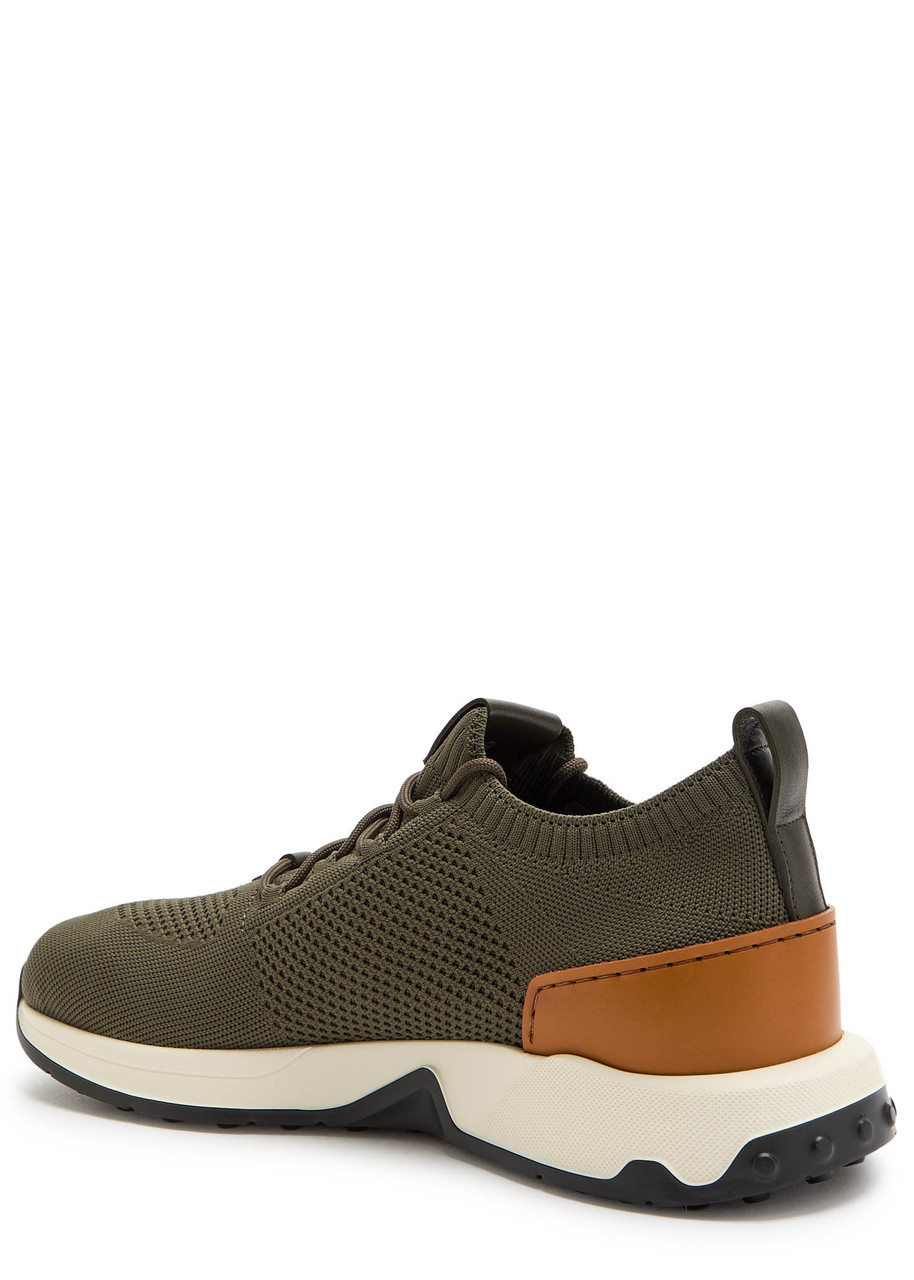 Tod's Running Mid Volume 63k Mesh Sneakers In Green
