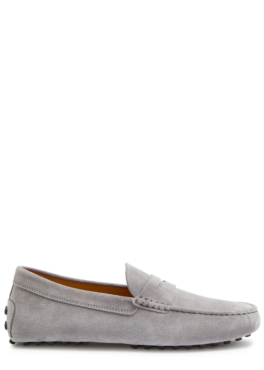 Tod's Man Loafers Lead Size 6 Leather In Gray