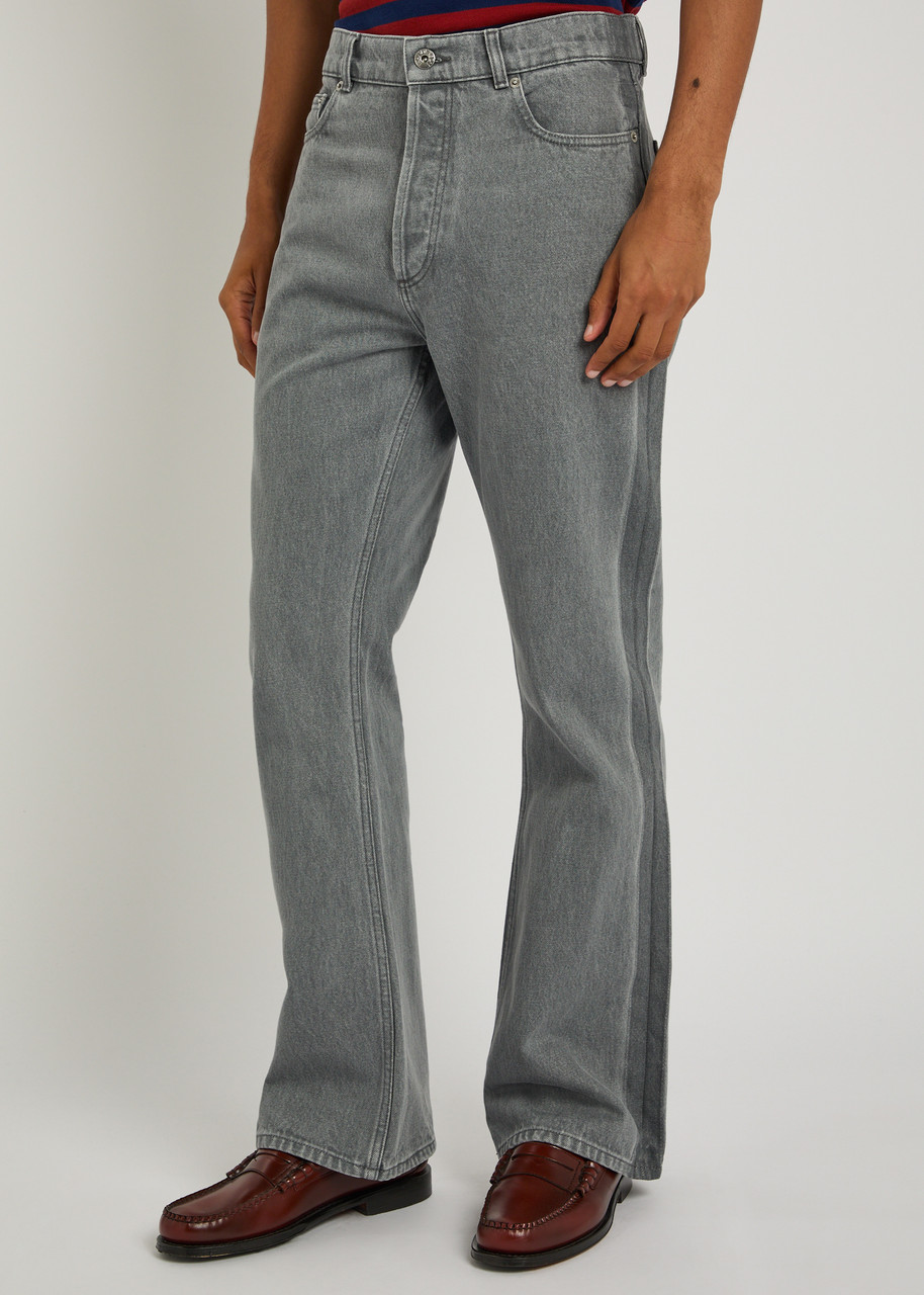 Jw Anderson Cotton Rubber Denim In Gray