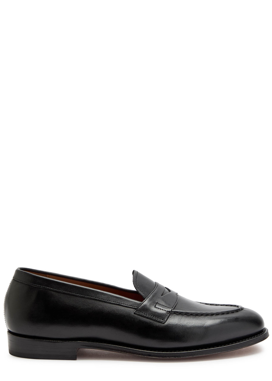 Grenson Lloyd Leather Loafers In Black