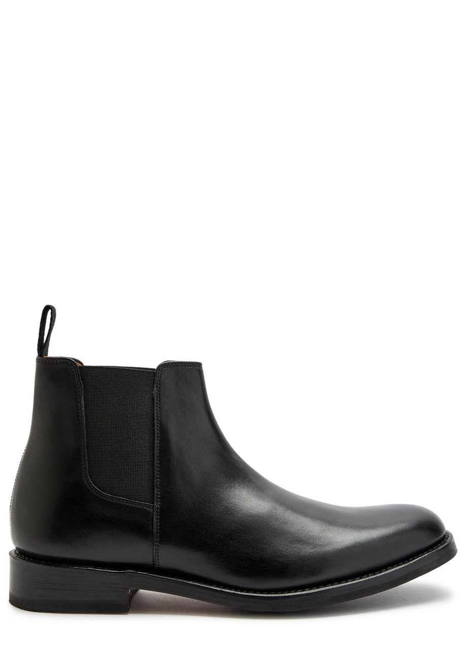Grenson Declan Leather Chelsea Boots In Black