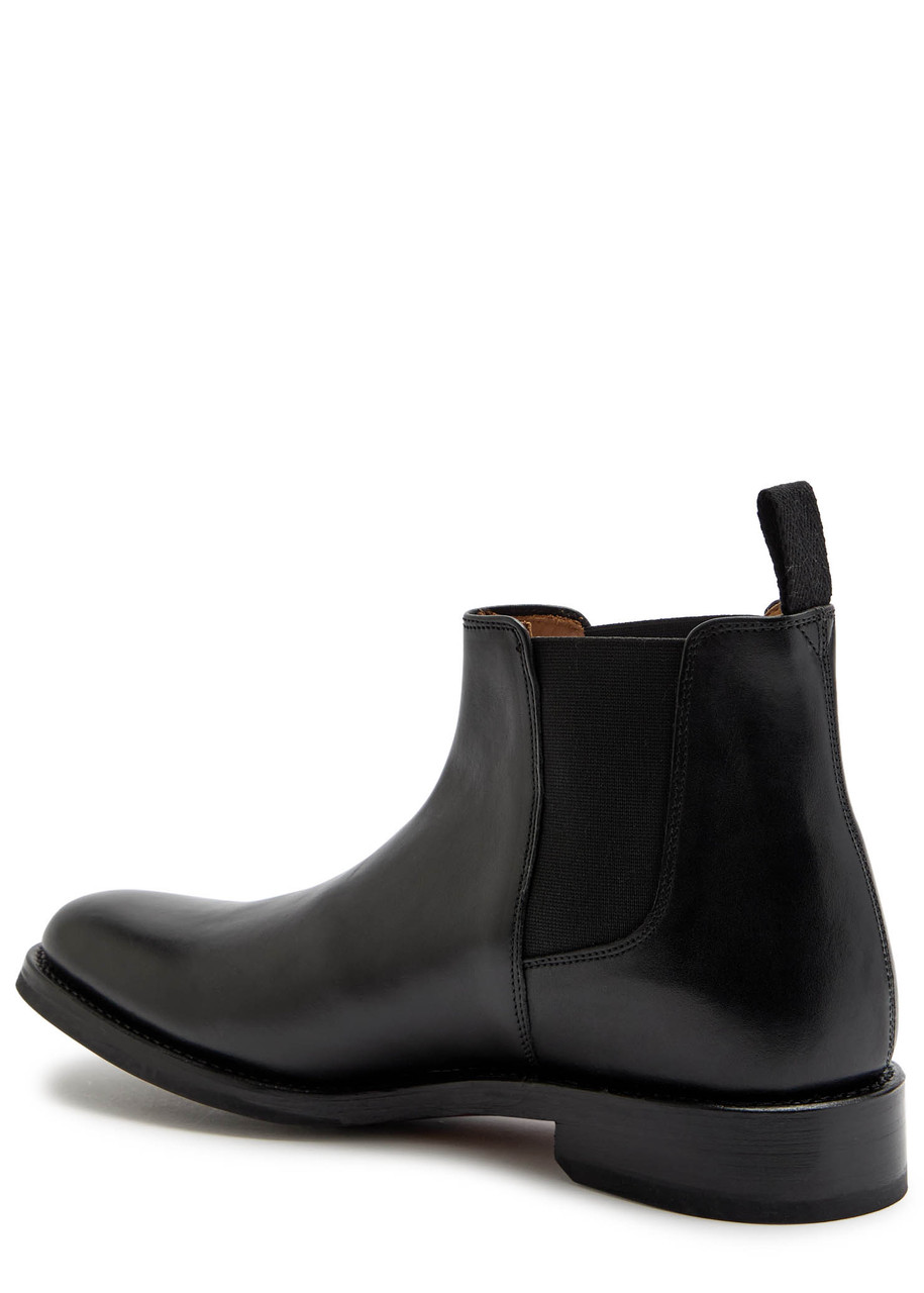 Grenson Declan Leather Chelsea Boots In Black