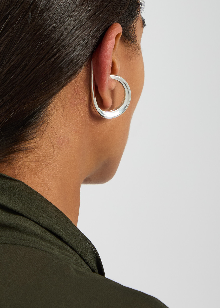 Nina Gordon High Beam Sterling Silver Ear Cuff In Multi