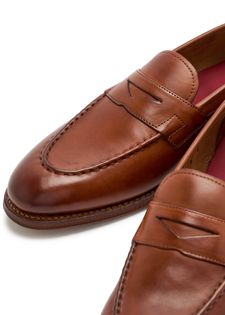  Grenson Lloyd Leather Loafers - Tan - 10 (it44 / Uk10) 