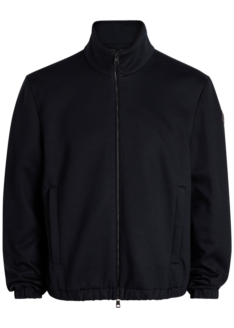 Moncler Simorre Cotton-blend Jacket In Black
