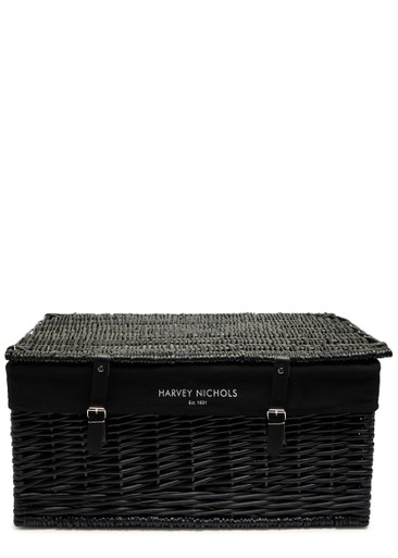 Harvey Nichols Empty Large Wicker Hamper