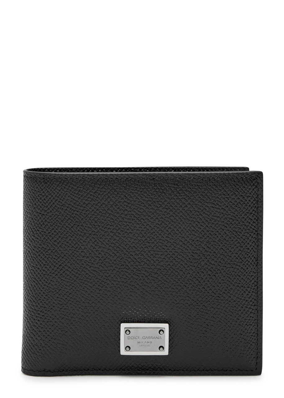 Dolce & Gabbana Dolce&gabbana Black Leather Wallet With Logo In Black