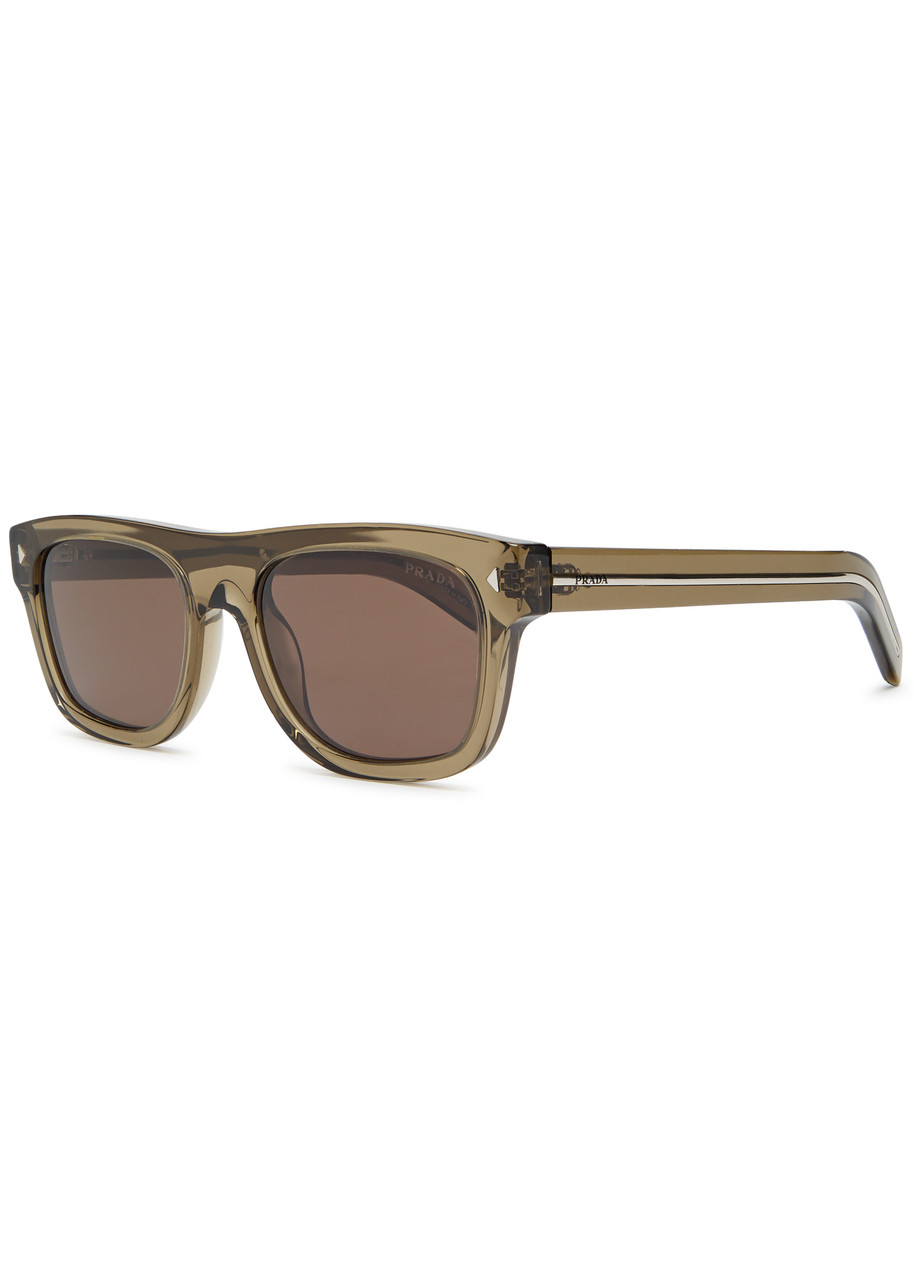 Prada Wayfarer-style Sunglasses - Brown - One Size