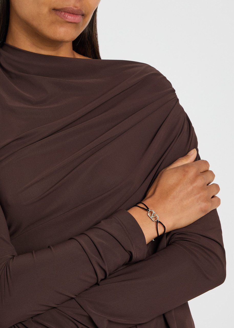 Valentino Vlogo Signature Bracelet In Black