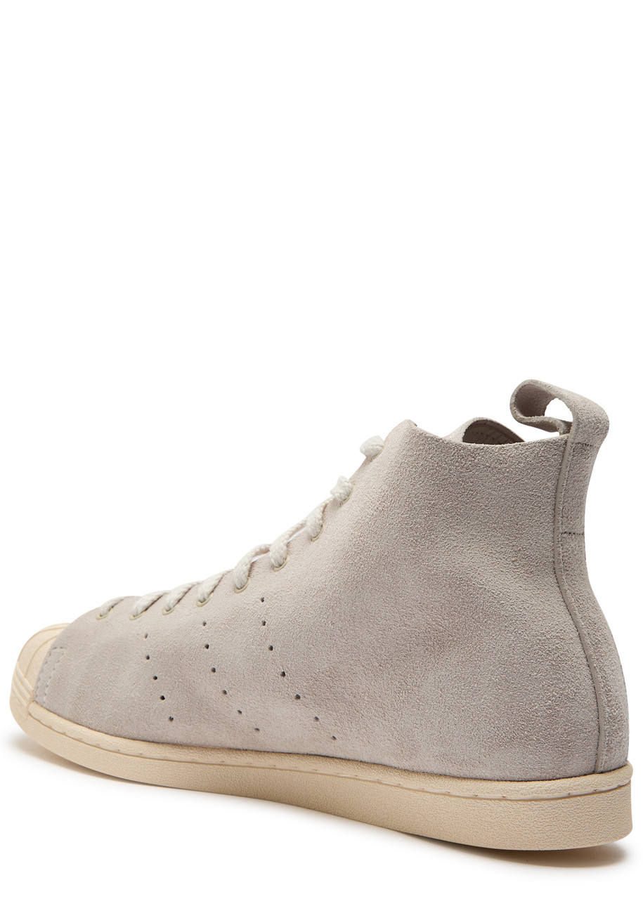 Adidas Originals Adidas X Wales Bonner X Wales Bonner Superstar Brushed Suede Sneakers In Gray