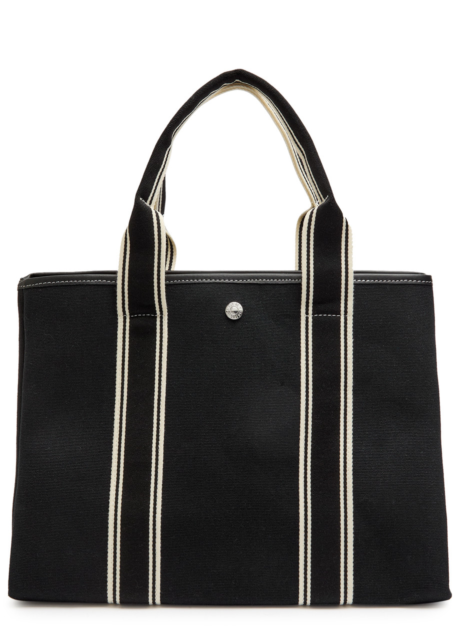 Rue De Verneiul Traversée M Cruise Canvas Tote Bag In Black