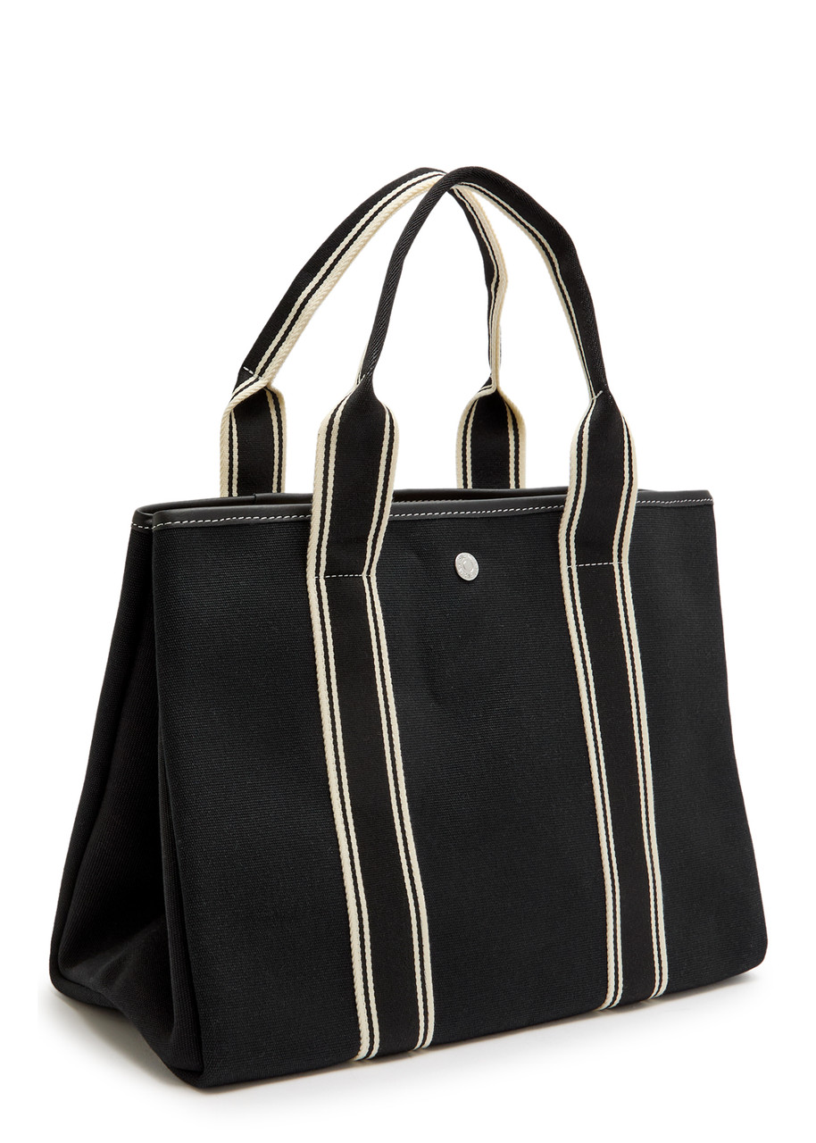 Rue De Verneiul Traversée M Cruise Canvas Tote Bag In Black