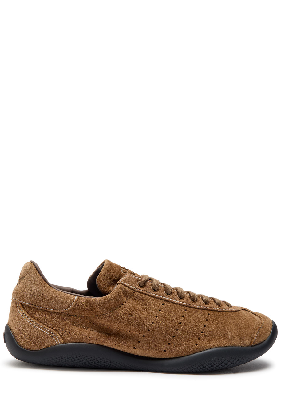 Adidas Originals Adidas X Wales Bonner X Wales Bonner Karintha Brushed Suede Sneakers In Brown