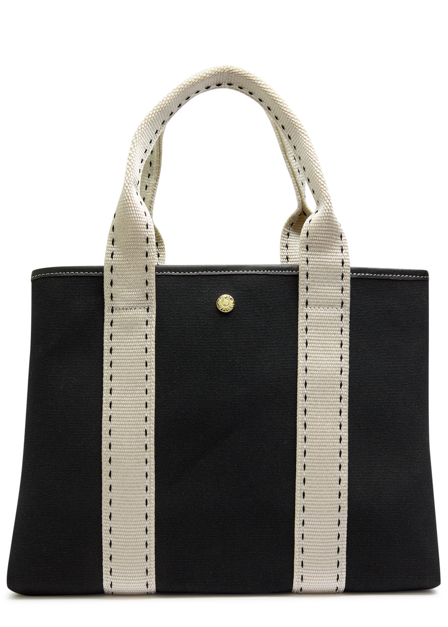Rue De Verneiul Traversée S Sellier Canvas Tote Bag In Black