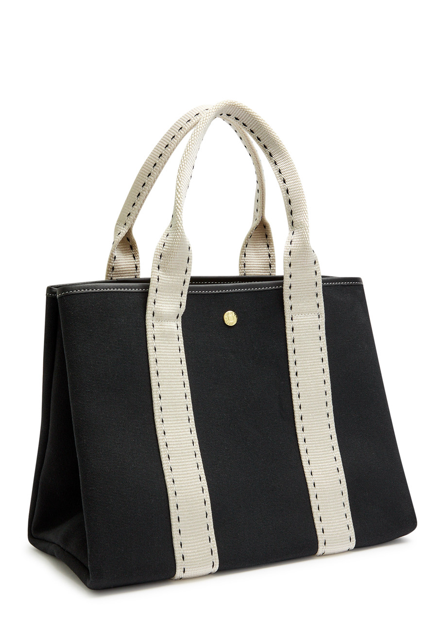 Rue De Verneiul Traversée S Sellier Canvas Tote Bag In Black
