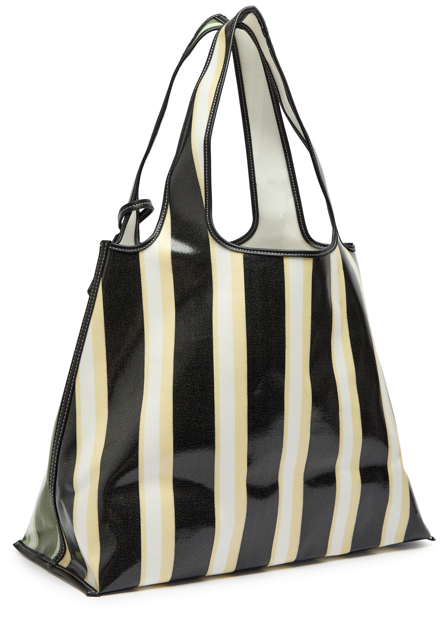 3.1 Phillip Lim Dual Stripe Market Tote In Green
