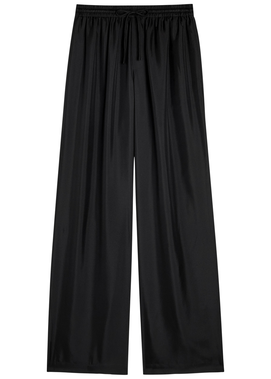 Rohe Silk Trousers In Black
