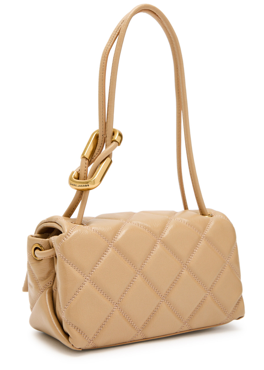 Marc Jacobs The Dual Mini Leather Shoulder Bag In Brown