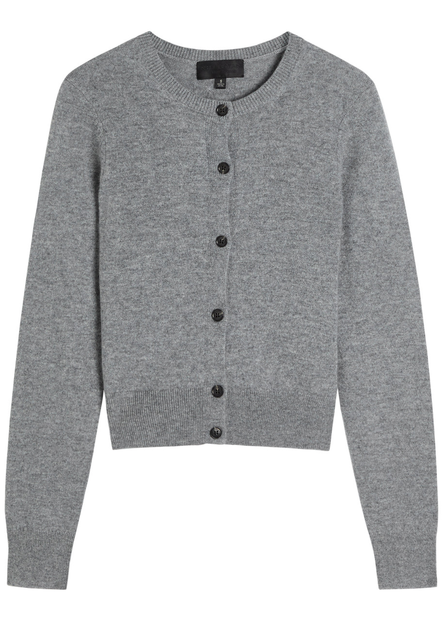 Nili Lotan March Cashmere Cardigan In Gray
