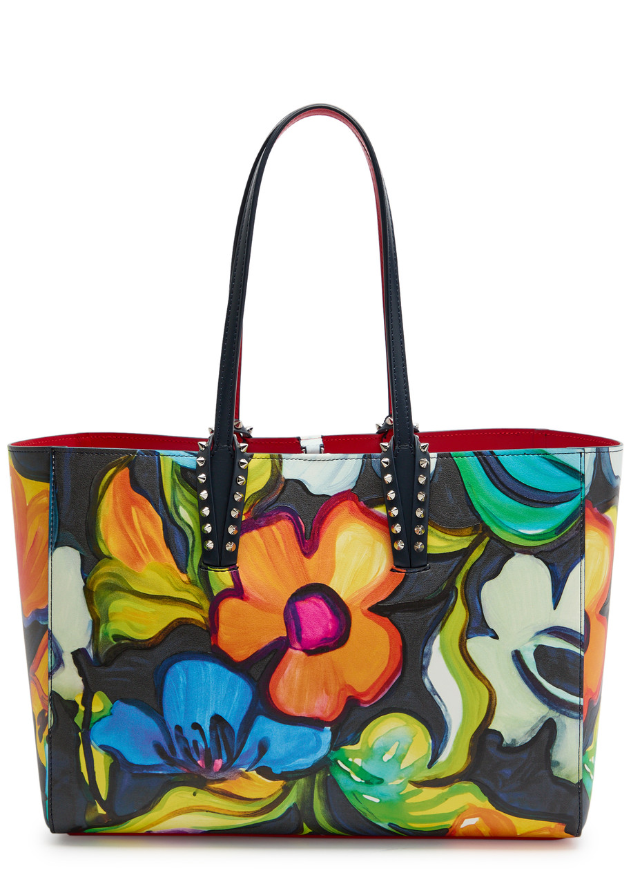 Christian Louboutin Cabata Floral-print Leather Tote bag - Multicoloured 1 - One Size