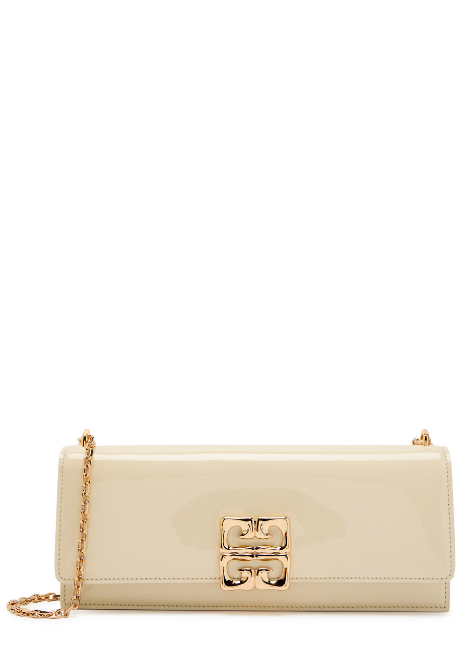 Givenchy Liquid Small Patent Leather Shoulder bag - Cream - One Size