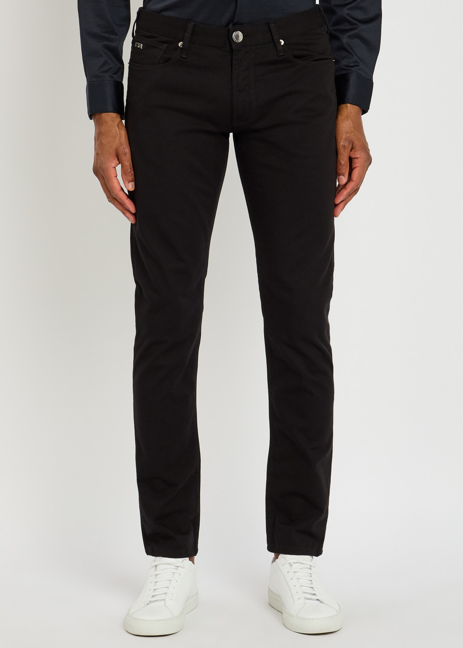Emporio Armani 1d5slfitjean Sn99 In Black