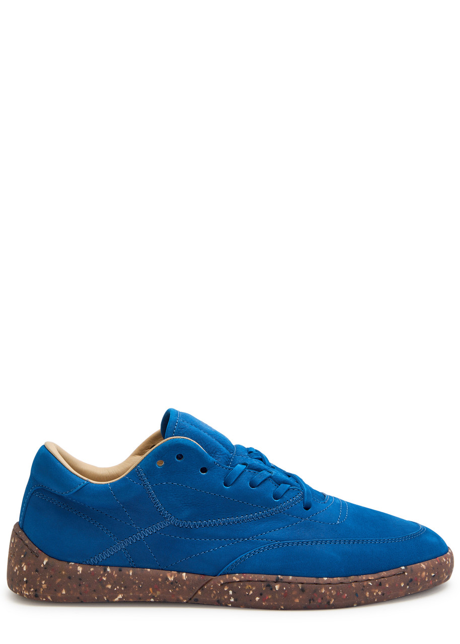 Gabriela Hearst Ohio Speckled Nubuck Sneakers In Blue