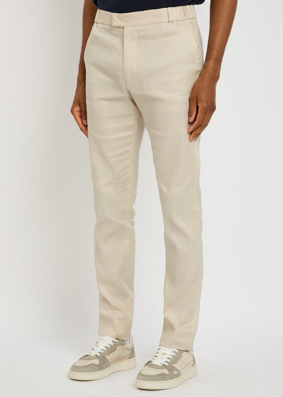  Lestrange The 24 Linen-blend Trousers - White - Xl 