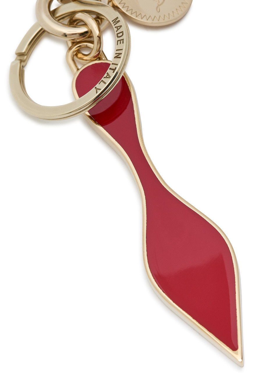  Christian Louboutin Red Sole Metal Keyring - Gold - One Size 