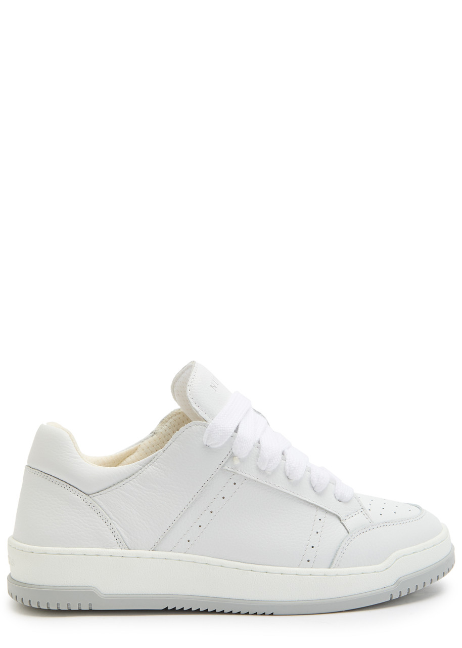 Numeris Arena Milk Leather Sneakers In White