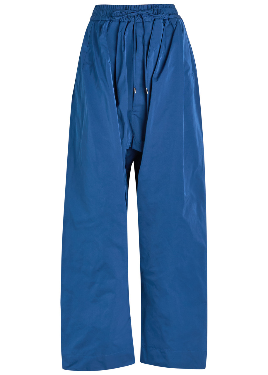 Vivienne Westwood Blimp Taffeta Trousers In Blue