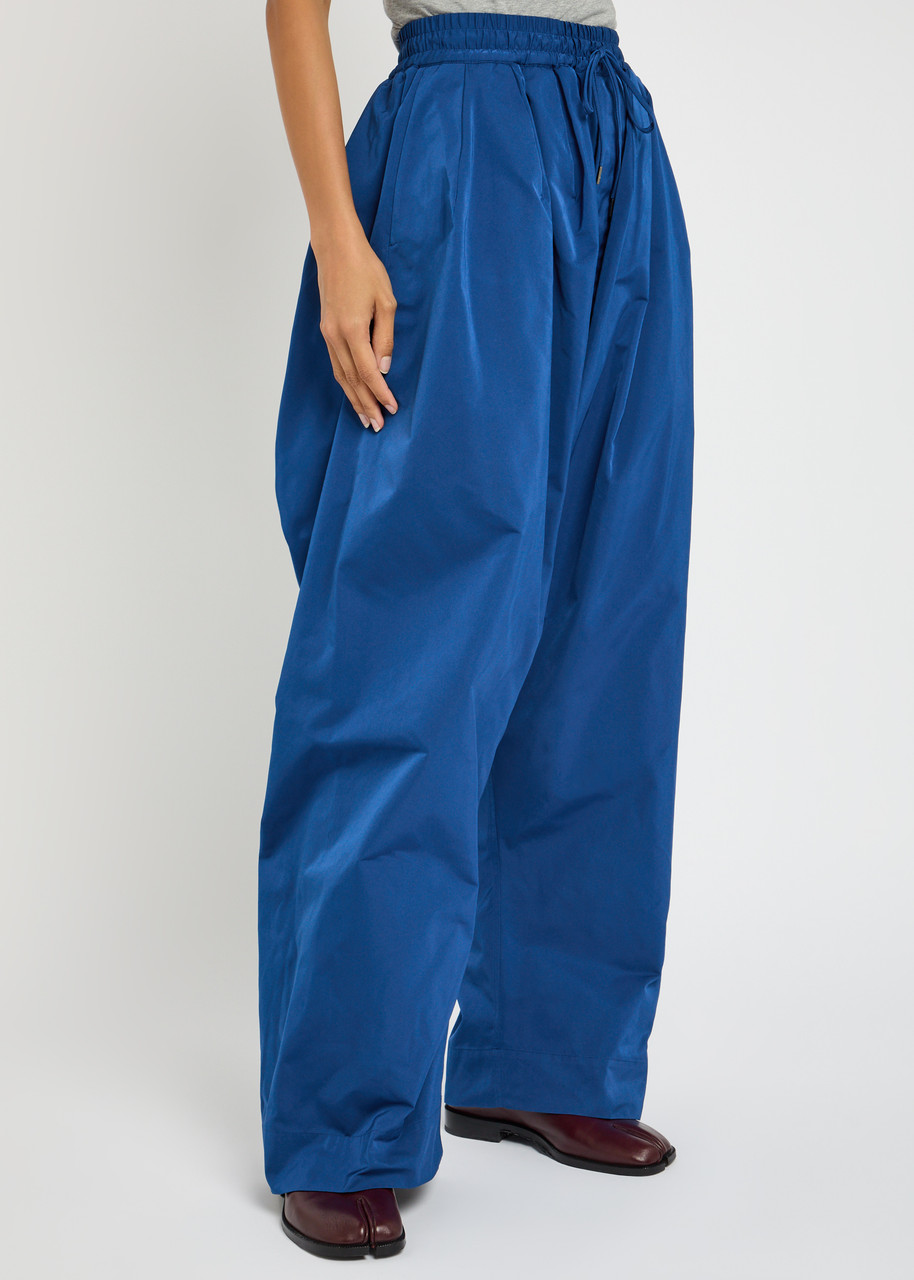 Vivienne Westwood Blimp Taffeta Trousers In Blue