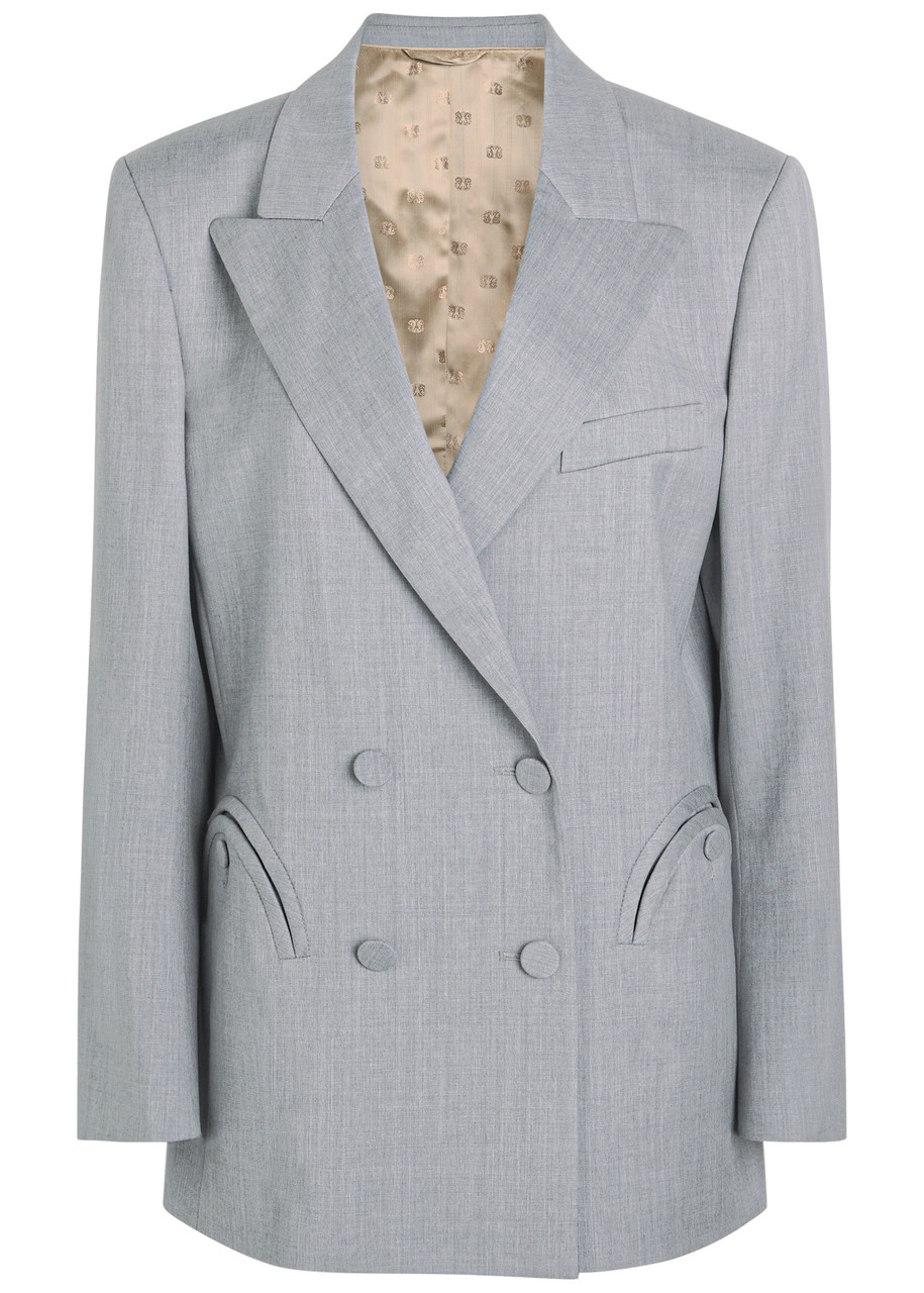 Blaze Milano Everynight Double-breasted Wool Blazer