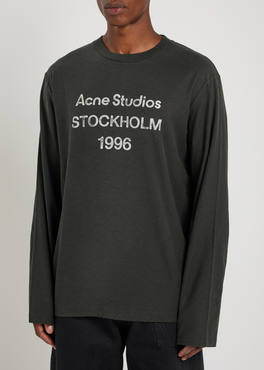 Acne Studios Long-sleeved T-shirt In Black