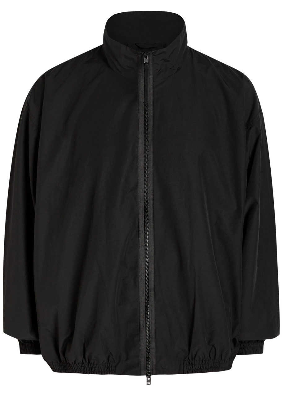 Acne Studios Logo-embroidered Shell Jacket - Black - 46 (IT46 / S)